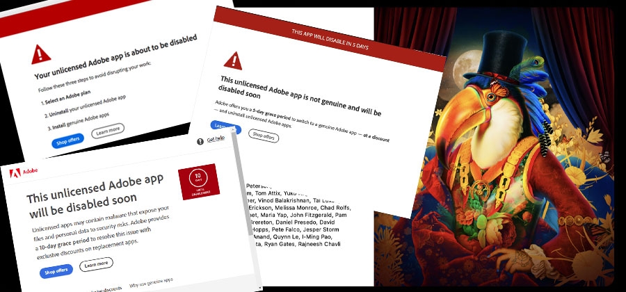 رفع خطای لایسنس و بسته شدن فتوشاپ + نرم افزارهای ادوبی